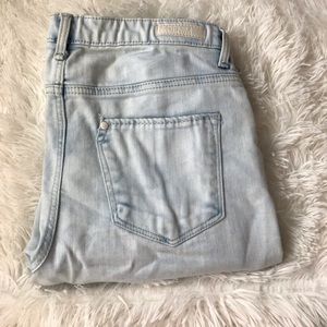 Light Acid Wash Skinny Jeans